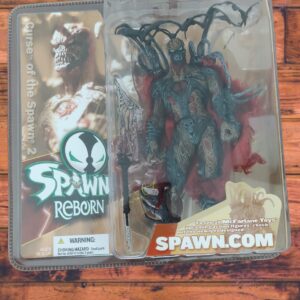 Figura vintage de colección, Curse of The Spawn 2, de Spawn Reborn series 3, Marca Mcfarlane Toys.