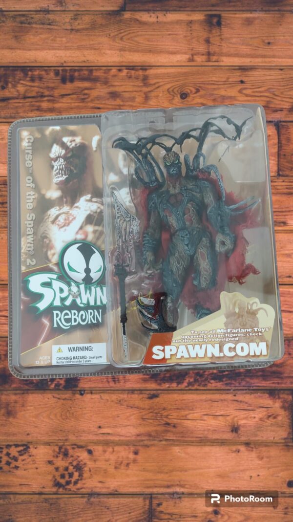 Figura vintage de colección, Curse of The Spawn 2, de Spawn Reborn series 3, Marca Mcfarlane Toys.