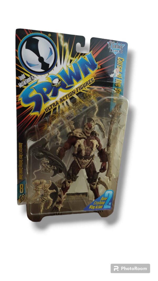 Figura vintage de la marca Mcfarlane Toys, Curse of the Spawn, Spawn Ultra Action Figures.