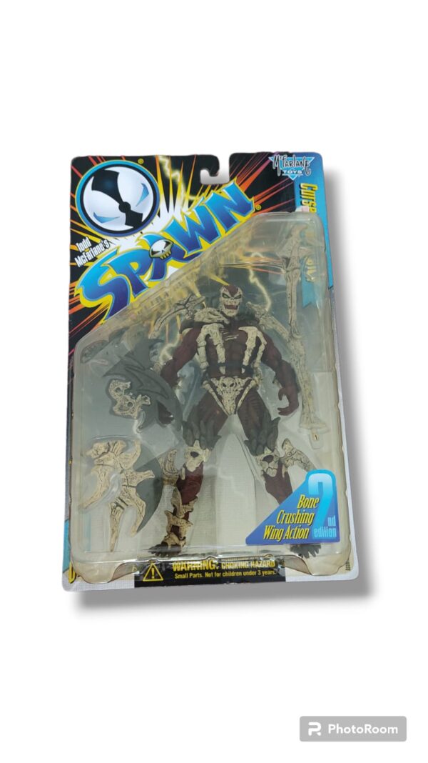 Figura vintage de la marca Mcfarlane Toys, Curse of the Spawn, Spawn Ultra Action Figures.