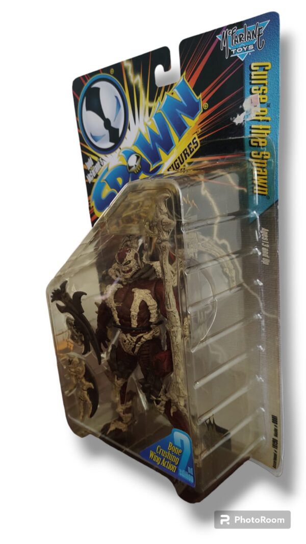 Figura vintage de la marca Mcfarlane Toys, Curse of the Spawn, Spawn Ultra Action Figures.