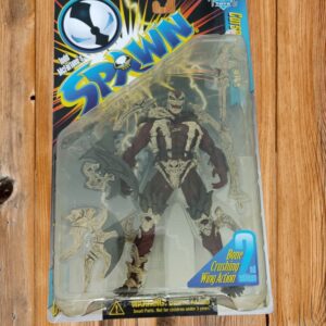 Figura vintage de la marca Mcfarlane Toys, Curse of the Spawn, Spawn Ultra Action Figures.