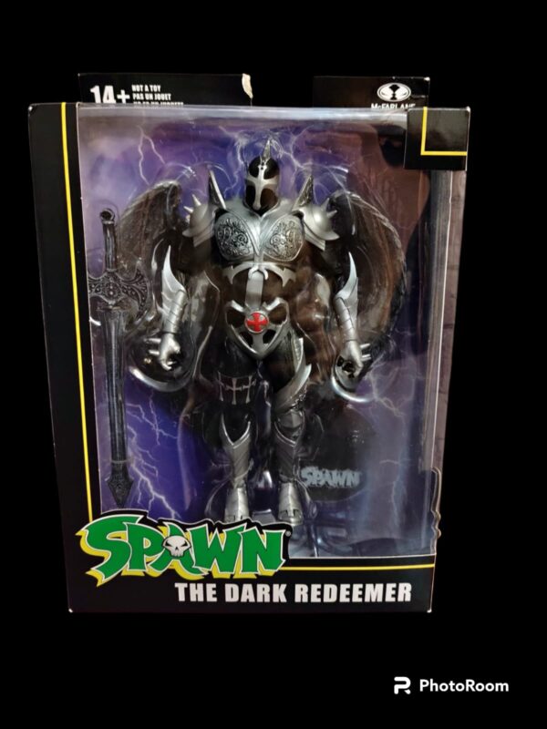 Figura de colección The Dark Redeemer, del cómic Spawn, marca Mcfarlane Toys.