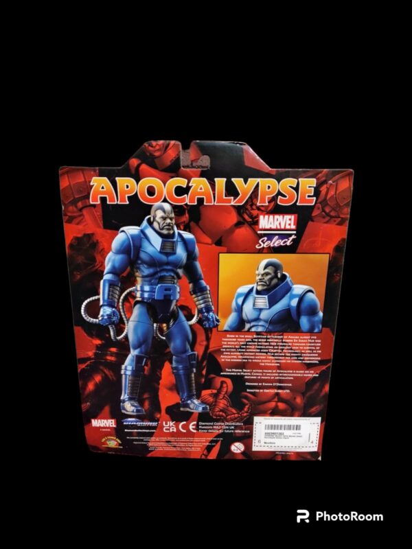 Apocalipsis, figura de colección de la marca Marvel Select, aquel mutante del cómic de los X-Men, considerado uno de los primeros mutantes, con grandes habilidades.