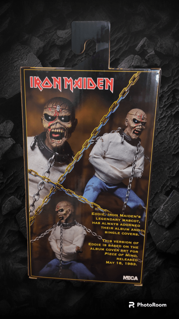 Eddie piece of mind, una gran version de la mascota de Iron Maiden. Figura de colección.