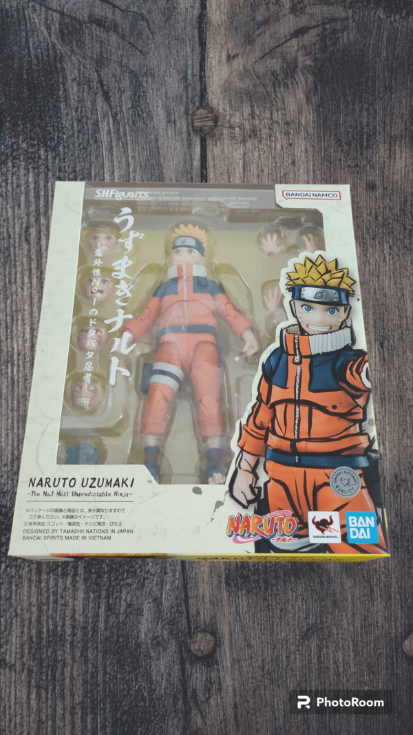 Figura de colección de la marca SH Figuarts, Naruto.