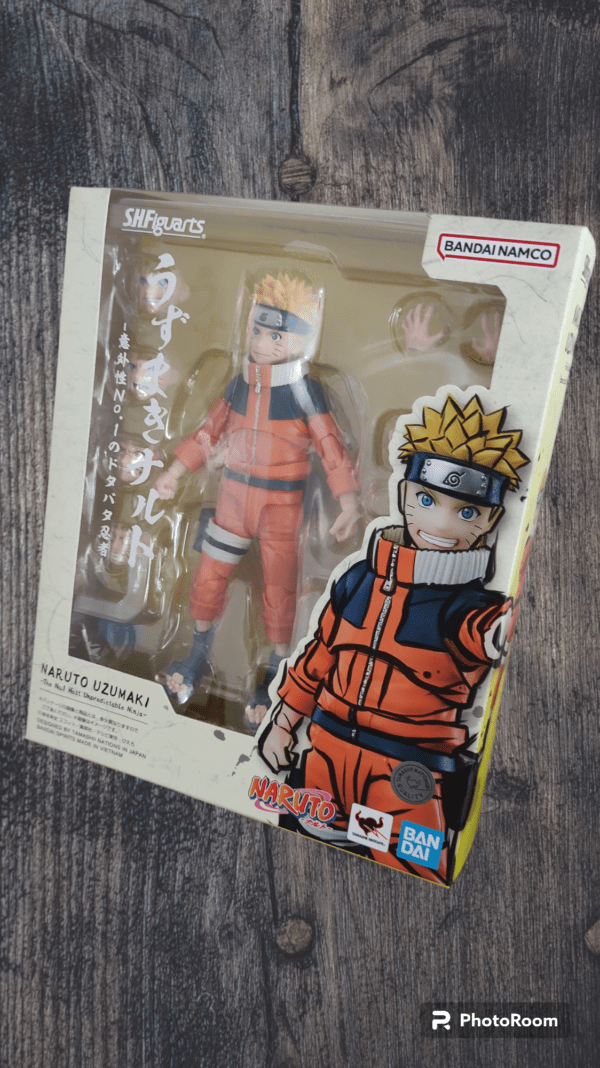 Figura de colección de la marca SH Figuarts, Naruto.