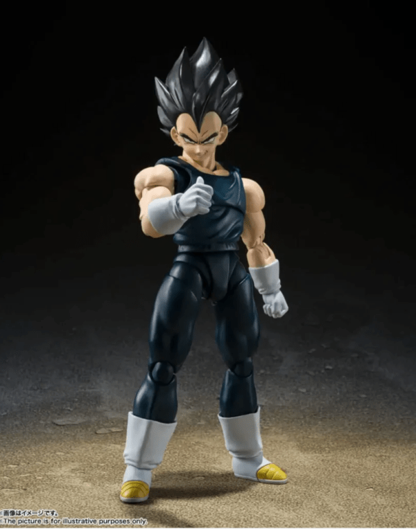 Vegeta super hero, figura de dragon ball super.